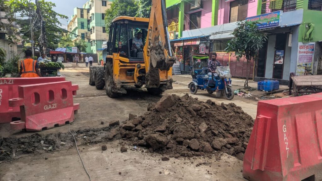 backfilling work, chittagong