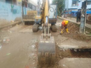 excavation for latarel connection work, chittagong
